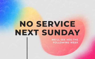 No Church Service August 3rd\5th\6th – Join Us in Whitby!
