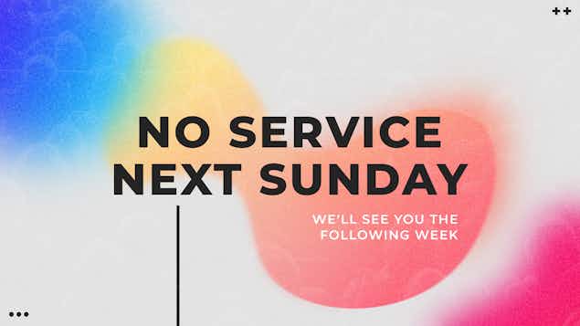 No Church Service August 3rd\5th\6th – Join Us in Whitby!