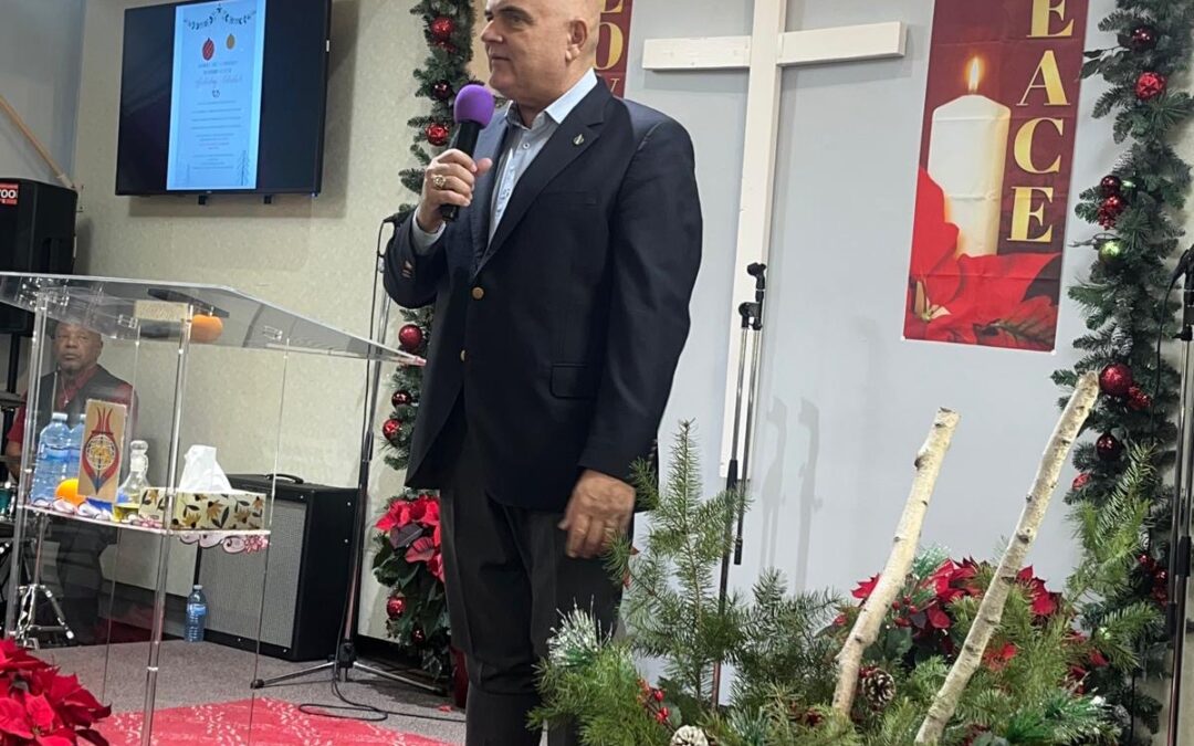 MP Larry Brock, representing Brantford–Brant South–Six Nations, graced Gospel Life with his presence for Christmas Sunday service.